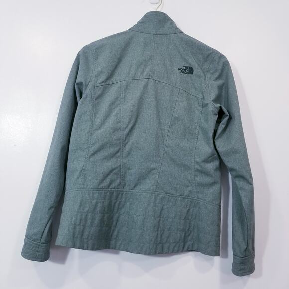 The North Face WindWall Green Jacket Zip Up Long Sleeves Pockets - Picture 9 of 14